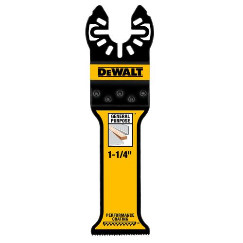 DWA4255 DEWALT 1-1/4 in Titanium Oscillating Blade for Wood & Metal Cutting (1 Pack)