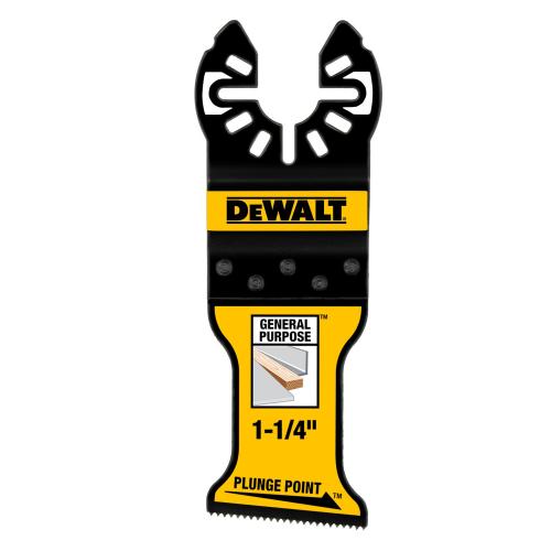 DWA4258B DEWALT General Purpose 1 1/4" Plungepoint Oscillating Blade - 10 Pack