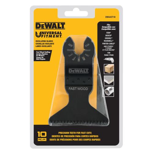 DWA4271B DEWALT Precision Tooth 2 1/2" Fast Wood Cutting Blade - 10 Pack