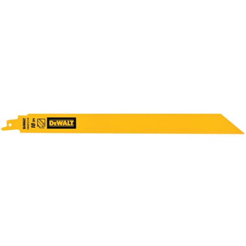 DWAR12118 DEWALT 12" 18TPI 1" Recip Saw Bld 5-CT