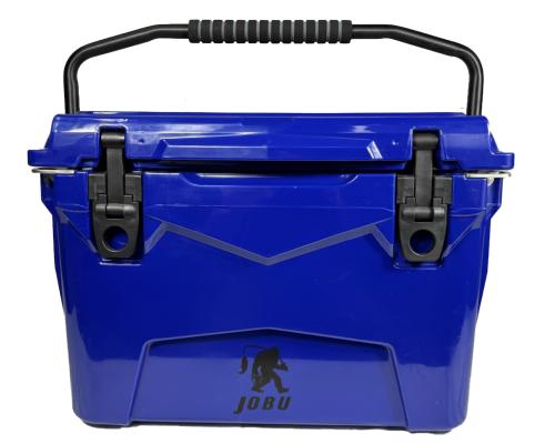 Jobu Cooler 20QT Rotomolded Rolling Outdoor Picnic Cooler (Navy Blue)