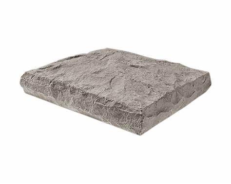 Timberstone Signature Series Light Gray Flat Post Cap – 18" × 18"