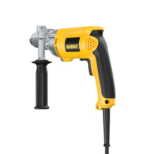 DEWALT DW235G 1/2" VSR Corded Drill — 7.8A, 0–850 RPM, Metal Gear Housing & 360° Side Handle, Grounded