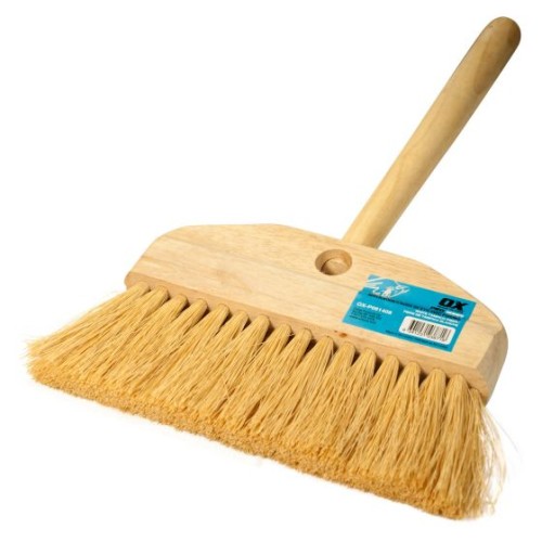 Pro Acid Hand Brush 8" White  Tampico Fiber- OX-P061408