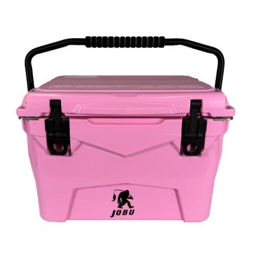 Jobu Cooler 20QT Rotomolded Rolling Outdoor Picnic Cooler (Hot Pink)