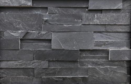 Premium Black Flat Edge  Ledgestone