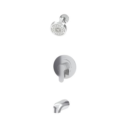 Identity Tub and Shower Trim with VersaFlex Integral Diverter