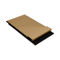  Natural Wood 12' B&B WPC Wall Cladding, 10 SQFT per Piece, Sold by the Piece, Board & Batten, 78 Pieces per Pallet - Fiberwood