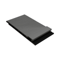 Grey Rock 12' B&B WPC Wall Cladding, 10 SQFT per Piece, Sold by the Piece, Board & Batten, 78 Pieces per Pallet - Fiberwood