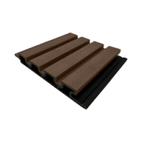  Walnut 12' Imperial WPC Wall Cladding, 6.6 SQFT per Piece, Sold by the Piece, 130 Pieces per Pallet - Fiberwood