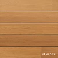 6" SM Hemlock V Groove 6" Smooth