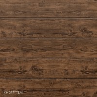 V-Gr 6" K Teak Box 48sq ft per  box (48 sq ft/bLux V-Groove  6" Lap Panel 12'-8 per box (48  sq ft/box) *KNOTTY TEAK* L22)  *KNOTTY TEAK* L22 Lux