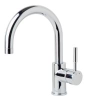 Polished Chrome Bar Sink Faucet  Dia Single Handle.  Single Hole  mount Ceramic cartridges 1/2"  IPS inlet connections 1.5 gpm  (5.7 L/min) standard