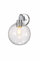 CK Lighting Alexas Clear 1LT Wall Light (Chrome)