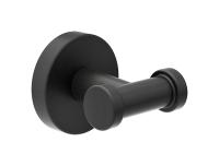 MB Dia Double Robe Hook Matte  Black..    Dia robe hook..     Metal construction - 353DRH-MB -  Symmons