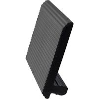 Grey Rock 12' Transition Trim, FRONT, Vertical, WPC - Fiberwood