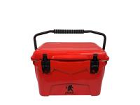 Jobu Cooler 20QT Rotomolded Rolling Outdoor Picnic Cooler (Burning Red)