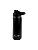 Jobu Outdoor Sasquatch Series Stainless Steel 18 oz Water Bottle with Screw-On Lid (Matte Black)