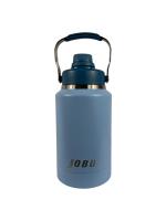 JOBU 64oz Stainless Steel Water Bottle with Bottom Compartment Sky Blue