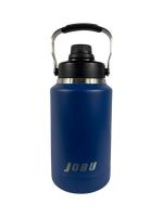 JOBU 64oz Stainless Steel Water Bottle with Bottom Compartment Navy Blue