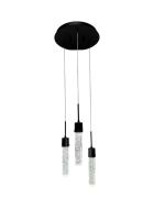 CK Lighting Kenzie Pendant 3LT LED 3CCT (Black)