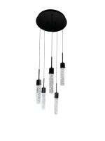 CK Lighting Kenzie Pendant 5LT LED 3CCT (Black)