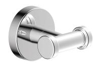 PC Dia Double Robe Hook Polished  Chrome    Dia robe hook..     Metal construction - 353DRH -  Symmons