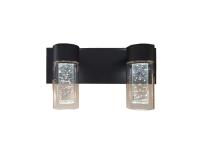 CK Lighting Kenzie Vanity 2LT LED 3CCT (Matte Black)