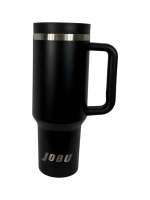 Jobu Outdoors Matte Black 40oz Quencher with Straw and Handle