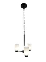 CK Lighting Teko 3LT Frosted Pendant LED (Black)