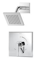 PC Duro Shower, Head & Arm Trim  Polished Chrome   2.5 gpm (9.5  L/min) standard. Valve(s) sold  separately - 3601-SH4-TRM -  Symmons