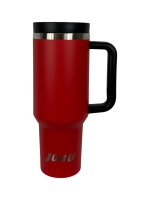 Jobu Outdoors Burning Red 40oz Quencher with Straw and Handle