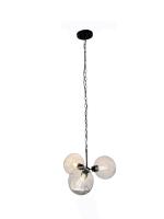 CK Lighting Alexas Clear 3LT Semi Flush (Black)