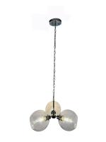 CK Lighting Alexas Clear 3LT Semi Flush (Chrome)