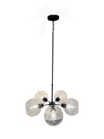CK Lighting Alexas Clear 5LT Chandelier (Black)