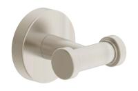 STN Dia Double Robe Hook Satin  Nickel    Dia robe hook..     Metal construction - 353DRH-STN  - Symmons