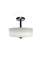 CK Lighting Teko Frosted Semi Flush LED (Chrome)
