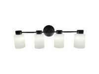 CK Lighting Teko 4LT Frosted Wall (Matte Black)