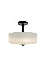 CK Lighting Teko Frosted Semi Flush LED (Black)