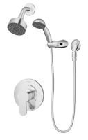 Identity Shower and Hand Shower Trim with Integral Diverter