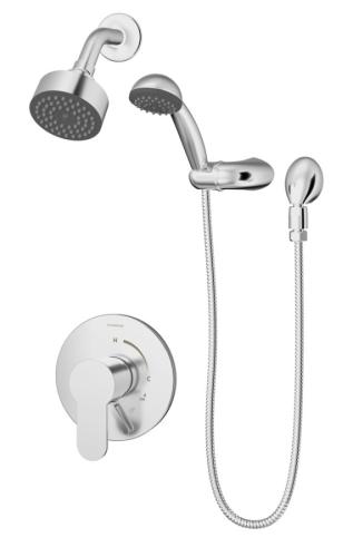 Identity Shower and Hand Shower Trim with Integral Diverter