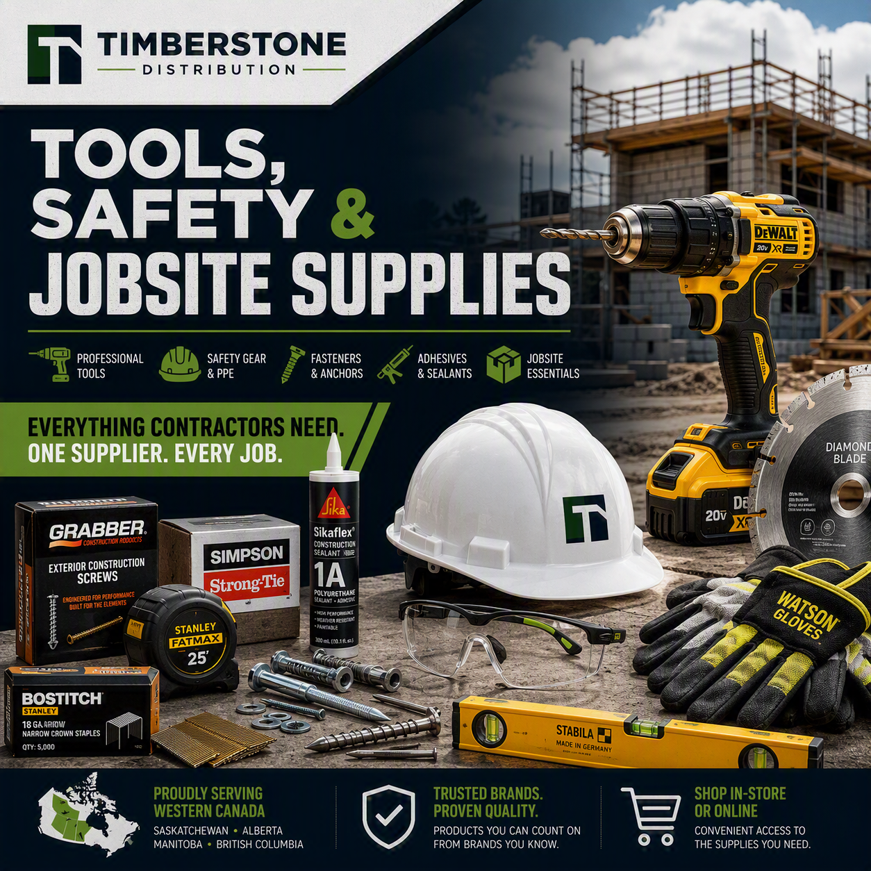 Tools, Safety & Jobsite Supplies