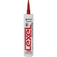 Sashco 13030 Elastic Sealant, White, 7 days Curing, 0 to 120 deg F, 10.5 oz Cartridge