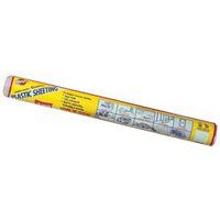 Warp's 12-4CH10B Polyethylene Sheeting, 25 ft L, 10 ft W, Black