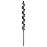 Irwin 49908 Power Drill Auger Bit, 1/2 in Dia, 7-1/2 in OAL, Solid Center Flute, 1-Flute, 7/32 in Dia Shank, Hex Shank