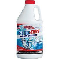 Flow-Easy FE64 Drain Opener, Oily Liquid, Dark Brown, Odorless, 0.5 gal, Bottle