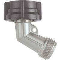 Gilmour 801604-1001 Hose Connector, Die-Cast Zinc, Nickel, For: Garden Hose