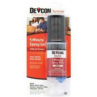 Devcon 21045 Epoxy Gel Adhesive, Cream, Liquid, 0.84 oz, Syringe