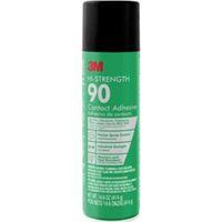 3M Max Strength 90-NAT Contact Adhesive, Liquid, Mild Solvent, Clear, 12.6 oz Can
