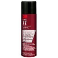 Super 77 77-NAT Multi-Surface Adhesive, Liquid, Solvent, White, 14.1 oz Aerosol Can